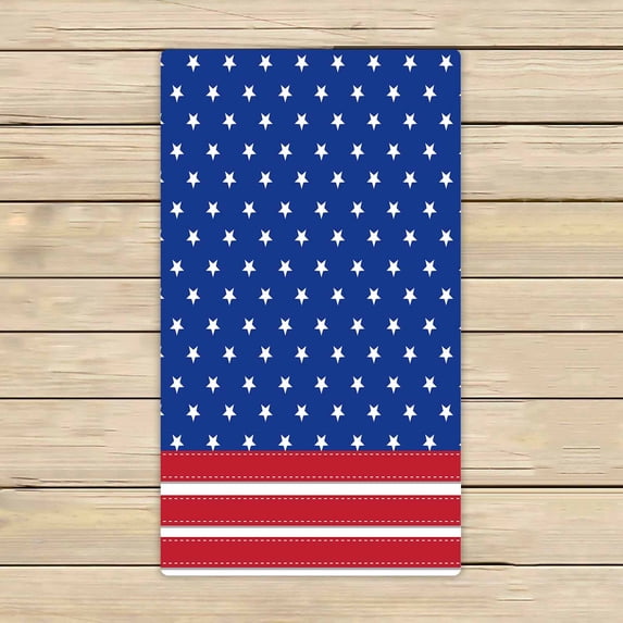 PKQWTM American Flag Stars 4Th July Independence Day Microfiber Bath Towels Bathroom Body Shower Towel Size 16x28 Inches