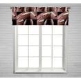 thumbnail image 1 of PKQWTM American Football Collage Window Curtain Valance Rod Pocket 54x18 inch, 1 of 1