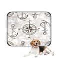 thumbnail image 1 of PKQWTM Ancho Compass Pet Dog Cat Bed Pee Pads Mat Cushion Potty Dogsblankets Crate Bed Kennel 14x18 inch, 1 of 3