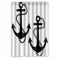 thumbnail image 1 of PKQWTM Anchor Chain Rope WaterProof Polyester Fabric Shower Curtain Size 48x72 Inches, 1 of 1
