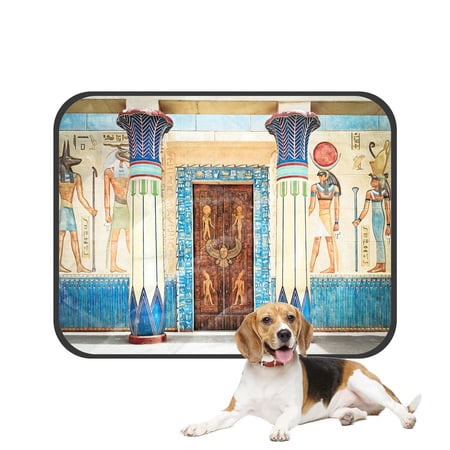 PKQWTM Ancient Egyptian writing stone Egypt Ancient Egypt Pet Dog Cat Bed Pee Pads Mat Cushion Potty Dogs Blankets Crate Bed Kennel 25x30 inch