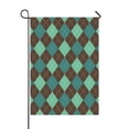 thumbnail image 1 of PKQWTM Argyle Abstract Pattern Yard Decor Home Garden Flag Size 28x40 Inches, 1 of 1