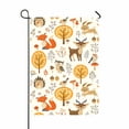 thumbnail image 1 of PKQWTM Autumn forest cute animals Yard Decor Home Garden Flag Size 28x40 Inches, 1 of 1