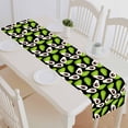 thumbnail image 1 of PKQWTM Avocado Pattern Tile Green Vegetable Cotton and Linen Table Runner Kitchen Dining Room Supplies Size 16x72 Inch, 1 of 1