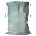 thumbnail image 1 of PKQWTM Azure room compositions Storage Basket Laundry Bag with Drawstring Size 18x24 Inch, 1 of 3