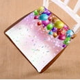 thumbnail image 1 of PKQWTM Background wth confetti streamers Chair Pads Chair Mat Seat Cushion Chair Cushion Floor Cushion Size 16x16 inches, 1 of 1