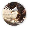thumbnail image 1 of PKQWTM Bald Eagle Religious Painting Round Beach Towel Beach Mats Shawl Blanket Yoga Mat with Tassels Beach Throw Towel, 1 of 1