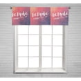 thumbnail image 1 of PKQWTM Be Brave Window Curtain Valance Rod Pocket 54x18 inch, 1 of 1
