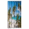 thumbnail image 1 of PKQWTM Beaches Caribbean Island Tropical Paradise Palms WaterProof Polyester Fabric Shower Curtain Size 36x72 Inches, 1 of 1