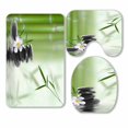 thumbnail image 1 of PKQWTM Beautiful Bamboo Border Bamboo 3 Piece Bathroom Rugs Set Bath Rug Contour Mat and Toilet Lid Cover, 1 of 2