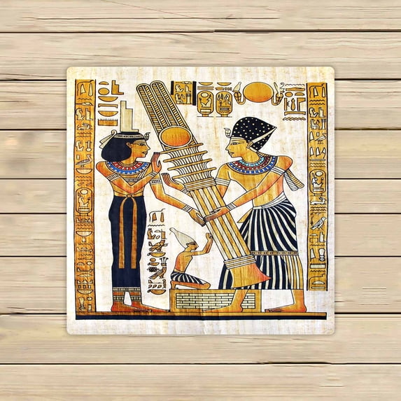 PKQWTM Beautiful Egyptian Papyrus Microfiber Bath Towels Bathroom Body Shower Towel Size 13x13 Inches