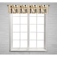 thumbnail image 1 of PKQWTM Beautiful Egyptian Papyrus Window Curtain Valance Rod Pocket 54x12 inch, 1 of 1