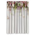 thumbnail image 1 of PKQWTM Beautiful Flower Wedding Decoration WaterProof Polyester Fabric Shower Curtain Size 48x72 Inches, 1 of 1
