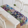 thumbnail image 1 of PKQWTM Beautiful Flowers Cotton and Linen Table Runner Kitchen Dining Room Supplies Size 14x72 Inch, 1 of 1