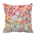thumbnail image 1 of PKQWTM Beautiful Flowers Wedding Scene Bed Decor Pillow Cases Zippered Cushion Cover Size 18x18 Inches, 1 of 1