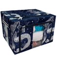 thumbnail image 1 of PKQWTM Beautiful Mermaid With Moon In Her Hands Storage Bag Clear Window Storage Bins Boxes Large Capacity Foldable Stackable Organizer With Steel Metal Frame For Bedding,Clothes,Closets, Bedrooms, 1 of 3