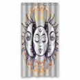 thumbnail image 1 of PKQWTM Beautiful Moon And Sun With Faces WaterProof Polyester Fabric Shower Curtain Size 36x72 Inches, 1 of 1