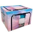 thumbnail image 1 of PKQWTM Beautiful Sky With Clouds Storage Bag Clear Window Storage Bins Boxes Large Capacity Foldable Stackable Organizer With Steel Metal Frame For Bedding,Clothes,Closets, Bedrooms, 1 of 3
