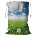 thumbnail image 1 of PKQWTM Beautiful Spring Scenery Storage Basket Laundry Bag with Drawstring Size 24x32 Inch, 1 of 3