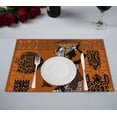 thumbnail image 1 of PKQWTM Beautiful black woman African woman Kitchen Dining Table Mats Placemats Size 12x18 Inches, Set of 2 Pieces, 1 of 2