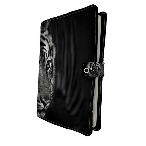 PKQWTM Bengal Tiger Wildlife Animal Book Cover Book Protector Book Sleeve Book Pouch Book Bag 6x9 inch