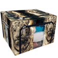thumbnail image 1 of PKQWTM Bengal Tiger fire Storage Bag Clear Window Storage Bins Boxes Large Capacity Foldable Stackable Organizer With Steel Metal Frame For Bedding,Clothes,Closets, Bedrooms, 1 of 3