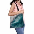 thumbnail image 1 of PKQWTM Big Blue Ocean Canvas Shoulder Bags Handbags Tote Bags Shopping Bag, 1 of 2