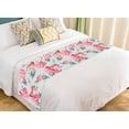 thumbnail image 1 of PKQWTM Birds Flowers Bed Runner Bedroom Bedding Decor Bedding Scarf Size 20x95 inches, 1 of 1
