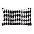 thumbnail image 1 of PKQWTM Black And White Houndstooth Pattern Bed Decor Pillow Cases Zippered Cushion Cover Size 20x30 Inches, 1 of 1