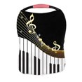 thumbnail image 1 of PKQWTM Black Musical Instrument Notes Nursing Cover Baby Breastfeeding Infant Feeding Cover Baby Car Seat Cover, 1 of 2