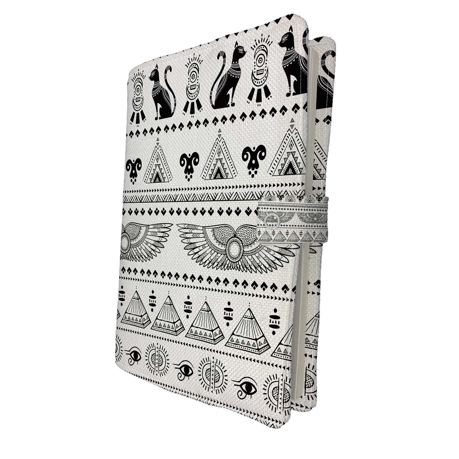 Ägypten Make-up Tasche – Baumwoll-Leinen Kosmetiktasche | 23x17 Cm | 3D-Druck Alt-Ägypten Design