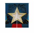 thumbnail image 1 of PKQWTM Blank Golden Star With Diamonds On Blue Stage Door Curtain Window Cover Home Decor Hanging Curtain Size 85x90 CM, 1 of 1