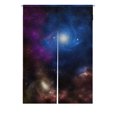 thumbnail image 1 of PKQWTM Blue And Brown Space Galaxy Abstract Door Curtain Window Cover Home Decor Hanging Curtain Size 85x120 CM, 1 of 1