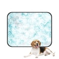 thumbnail image 1 of PKQWTM Blue swirls texture Pet Dog Cat Bed Pee Pads Mat Cushion Potty Dogsblankets Crate Bed Kennel 28x36 inch, 1 of 3
