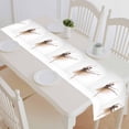 thumbnail image 1 of PKQWTM Blurred Silhouette Ballerina White Cotton and Linen Table Runner Kitchen Dining Room Supplies Size 14x72 Inch, 1 of 1