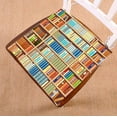 thumbnail image 1 of PKQWTM Bookcase Full Of Different Colorful Books Chair Pads Chair Mat Seat Cushion Chair Cushion Floor Cushion Size 18x18 inches, 1 of 1