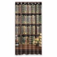 thumbnail image 1 of PKQWTM Books Table Blurred Bookshelf Books Library WaterProof Polyester Fabric Shower Curtain Size 36x72 Inches, 1 of 1