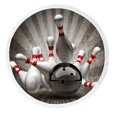 thumbnail image 1 of PKQWTM Bowling Ball Crashing Into The Pins Round Beach Towel Beach Mats Shawl Blanket Yoga Mat with Tassels Beach Throw Towel, 1 of 1