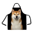 thumbnail image 1 of PKQWTM Brutal Shiba Inu Dog Unisex Adjustable Bib Apron with Pockets for Commercial Restaurant and Home Kitchen Use, 1 of 1