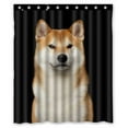 thumbnail image 1 of PKQWTM Brutal Shiba Inu Dog WaterProof Polyester Fabric Shower Curtain Size 60x72 Inches, 1 of 1
