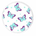 thumbnail image 1 of PKQWTM Butterflies Pattern Round Beach Towel Beach Mats Shawl Blanket Yoga Mat with Tassels Beach Throw Towel, 1 of 1