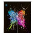 thumbnail image 1 of PKQWTM Butterfly Door Curtain Window Cover Home Decor Hanging Curtain Size 105x120 CM, 1 of 1