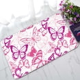 thumbnail image 1 of PKQWTM Butterfly Summer Pink Butterfly Silhouettes Home Decor Floor Mat Area Rug Doormat Size 18x30 Inches, 1 of 1