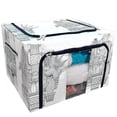 thumbnail image 1 of PKQWTM Cacti Succulents Storage Bag Clear Window Storage Bins Boxes Large Capacity Foldable Stackable Organizer With Steel Metal Frame For Bedding,Clothes,Closets, Bedrooms, 1 of 3