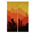 thumbnail image 1 of PKQWTM Cactus Mysterious Landscape Door Curtain Window Cover Home Decor Hanging Curtain Size 85x120 CM, 1 of 1