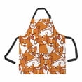 thumbnail image 1 of PKQWTM Cartoon Corgis Pattern Unisex Adjustable Bib Apron with Pockets for Commercial Restaurant and Home Kitchen Use, 1 of 2