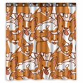 thumbnail image 1 of PKQWTM Cartoon Corgis Pattern WaterProof Polyester Fabric Shower Curtain Size 66x72 Inches, 1 of 1