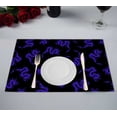 thumbnail image 1 of PKQWTM Cartoon Dragon Kitchen Dining Table Mats Placemats Size 12x18 Inches, Set of 2 Pieces, 1 of 2