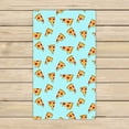 thumbnail image 1 of PKQWTM Cartoon Pizza Slice Microfiber Bath Towels Bathroom Body Shower Towel Size 16x28 Inches, 1 of 1