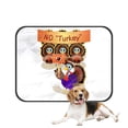 thumbnail image 1 of PKQWTM Cartoon Turkey Gentleman with Pilgrim Hat Happy Thanksgiving Day Pet Dog Cat Bed Pee Pads Mat Cushion Potty Dogsblankets Crate Bed Kennel 25x30 inch, 1 of 3